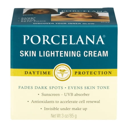 (2 pack) Porcelana Skin Lightening Day Cream and Fade Dark Spots Treatment, 3 (Best Fade Cream For Dark Skin)
