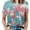 style-1, variant on Vibe Blooming Tulips Women's Short Sleeve Tops Casual Blouses T Shirt