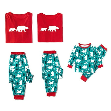 

Family Print Pajamas PJS Matching Set Adult Kids Baby