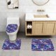 thumbnail image 2 of Juego de alfombras de baño de 3 piezas Bills Team Alfombra antideslizante para baño 31,5 x 20 pulgadas, 2 of 7
