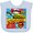 Blue, variant on Inktastic Little Sister Comic Book Girls Baby Bib