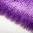 thumbnail image 4 of Deluxe Ultra Soft Faux Sheepskin Fur Series Fluffy Decorative Indoor Shag Area Rug, 4 x 6 Feet, Rectangle, Purple, 1 Pack, 4 of 5