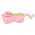 thumbnail image 1 of YSNOOWE En De Violín Color Rosa Con Material Para Organizar Anillos Y Collares, 1 of 6
