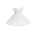 thumbnail image 5 of Coduop Toddler Baby Girls Tulle Dress Lace Sleeveless Princess Tutu Dress Hat, 5 of 6