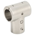 thumbnail image 3 of Pasamanos de Barco de Acero Inoxidable, Montaje de pasamanos de Barco de Alta Resistencia, Conector Dividido en T de 90 Grados para Tubo de 25mm/1in, 3 of 5