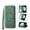 Green, variant on Wallet Case for Honor X9D Flip Phone Case with Card Slots, Cash Pocket, Kickstand, Magnetic Closure & Wrist Strap, TPU Soft Shell Cover Black