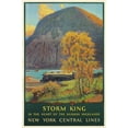 thumbnail image 2 of Art.com Storm King, New York Train Route Art Print, 12" x 18", 2 of 4