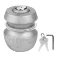thumbnail image 3 of Kritne Trailer Hitch Coupling Lock Alloy Material Trailer Hitch Coupling Tow Ball Lock Security Universal Lock Caravan Lock With 2 Keys, 3 of 10