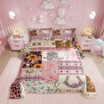 thumbnail image 1 of SUTENGDA Farmhouse 3-Piece Animal Floral Comforter Set  Full, 1 of 7