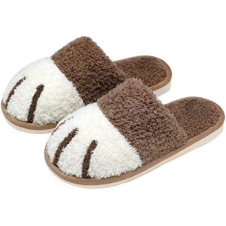 

Cute Animal Slippers for Women Winter Warm Memory Foam House Slippers Soft Cozy Booties Non-Slip Slip-on Shoes for Girls Indoor Outdoor Shoes Creative Gifts for Women Girls Girlfriend
