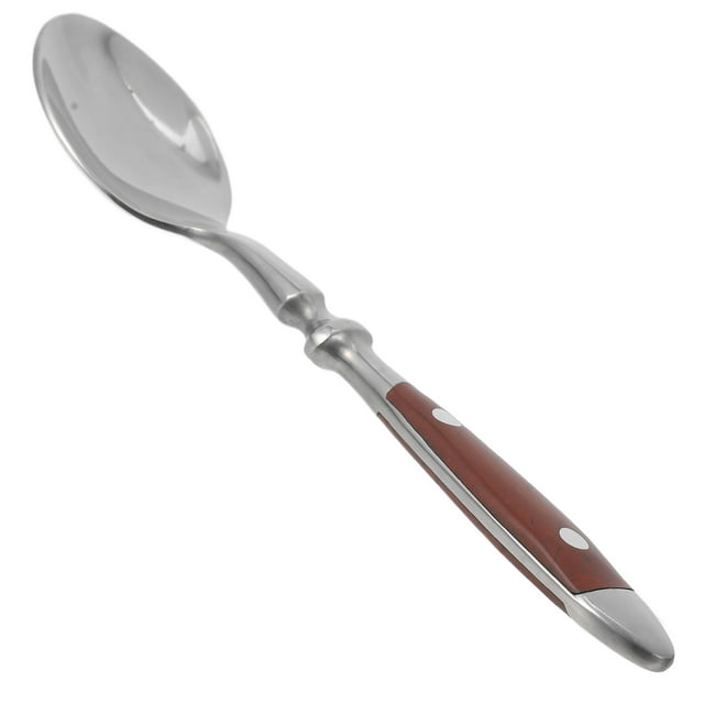 Cuchara de postre de acero inoxidable, cuchara de té, cuchara de helado, cucharadita de fiesta para Festival