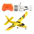 thumbnail image 4 of Avión RC Hugo Gliderm juguete volador 2 canales para principiantes niños adultos 2 baterías amarillas, 4 of 9