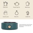thumbnail image 3 of Multifunction Electric Stove, Single Burner Portable Electric Hot Plate, Efficient 360 Deg Heating, Safe Dorm Cooking, for Travel, Tea Making, 3 of 7