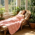 thumbnail image 6 of Soft Gauze Summer Quilt Lightweight Breathable Washed Voile Bedspread, 6 of 6