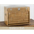 thumbnail image 3 of Gerstner 2613 Pro Series Wood Chest for Hobby Supplies, Jewelry, Valuables Storage, 3 of 7