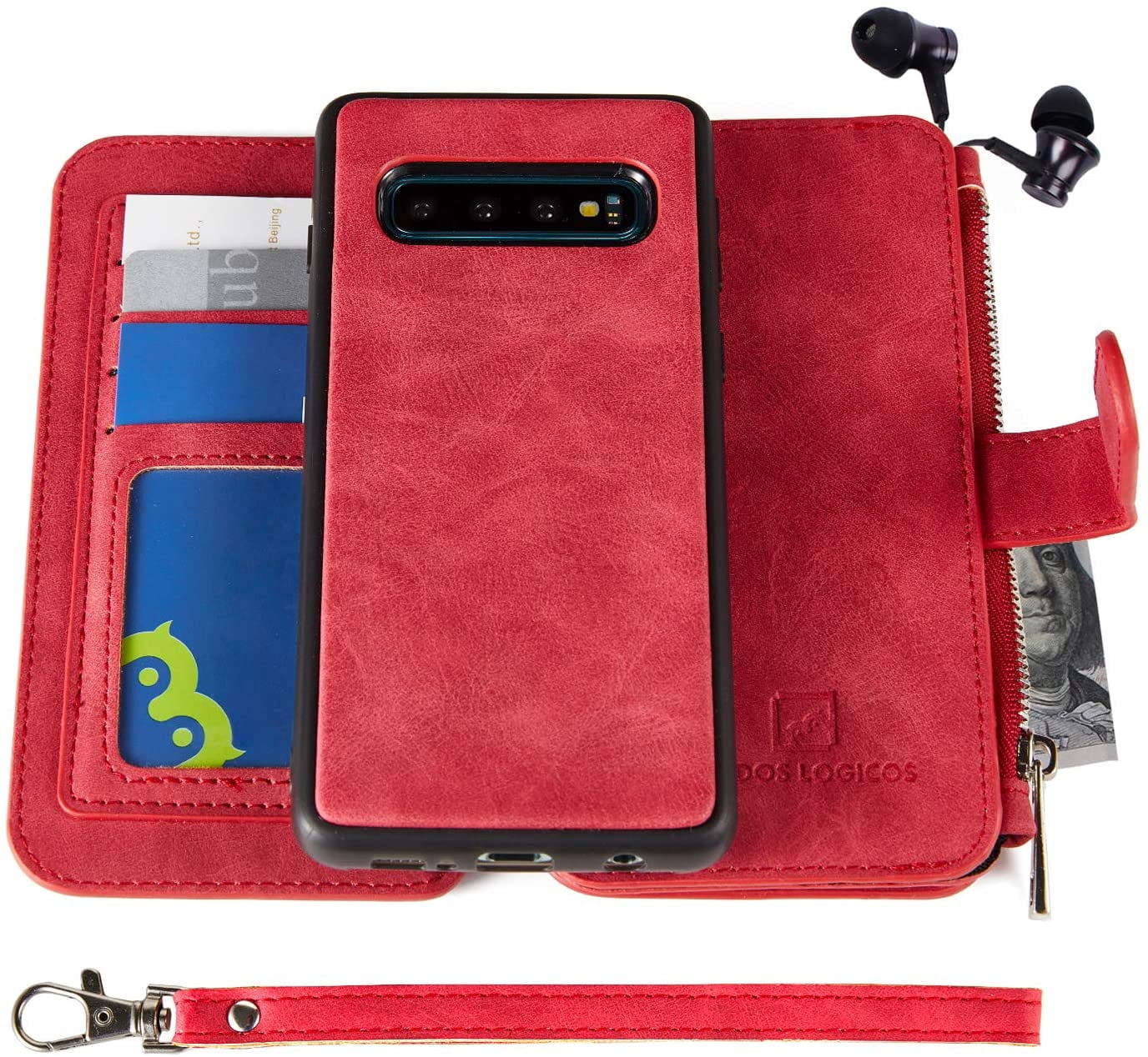 ODOS LOGICOS Case For IPhone 14 6.1", [Detachable Wallet Folio][2 In 1