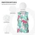 thumbnail image 3 of Sikiie Flamingo Basketball Jersey Reversible Men's Mesh Athletic Sports Shirts Training Practice S-4XLLarge, 3 of 6