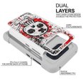 thumbnail image 3 of FINCIBO Hybrid Bling Sparkle Cover Case for Samsung Galaxy S8 Active, Cute Skull, 3 of 8