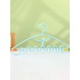 thumbnail image 5 of 3pcs Plastic Clothes Hanger, Minimalist Plain Multifunctional Clothes Hanger For Home, 5 of 5