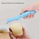 thumbnail image 3 of Electric Vegetable Peeler, Handheld Electric Potato Peeler Stainless Steel Blade Carrot Peeler Machine Lightweight Power Peeler(Blue), 3 of 5