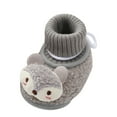 thumbnail image 2 of Bysome Toddler Boys Girls Shoes Baby Soft Booties Snow Boots Warming Shoes Grey 3-6 Months, 2 of 6