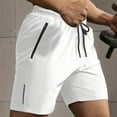 thumbnail image 2 of Xihbxyly Pantalones Cortos Deportivos para Hombre, Transpirables, Ligeros, con Bolsillos y Cremallera, Cómodos Trajes de Baño Cortos, Ideales para Correr, Gimnasio y Playa, Perfectos para Actividades, 2 of 7