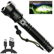 Lvelia 5 Modes Flashlights 90000 High Lumens, Waterproof Rechargeable Super Bright Handheld LED Flashlight