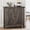 Dark Oak, variant on FOLDLIFE Farmhouse Storage Cabinets with Doors and Shelves,Buffet Cabinet with Storage,Sideboard Cabinet,Console Cabinet,Dark Oak