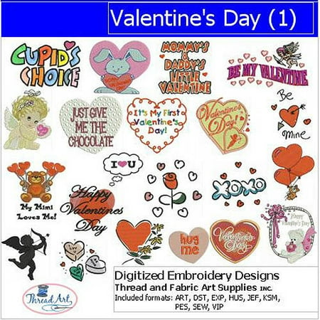 - ThreadArt Machine Embroidery Designs Valentine's Day(1) CD