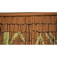 thumbnail image 2 of Bamboo54 Earthtone Florals Bamboo Beaded Curtain-Design:Orange Scene, 2 of 4