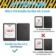 thumbnail image 2 of Funda GFRGTFHYT para Kindle Scribe 10.2 2022 de piel sintética con flores, 2 of 7