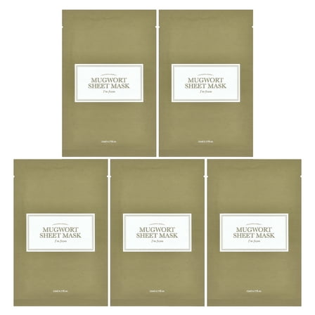 I'm From Mugwork Beauty Sheet Mask, 5 Sheets, 0.77 fl oz (23 ml) Each