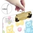 thumbnail image 6 of FORMRS Acrylic Clipboard with Low Profile Clip Standard A4 Letter Size, 12.5" x 9", Colorful Gummy Bears Pattern, 6 of 8