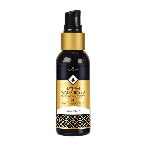 Sensuva Natural Water Based Personal Moisturizer Liquid - 1.93 oz Exotic Coconut