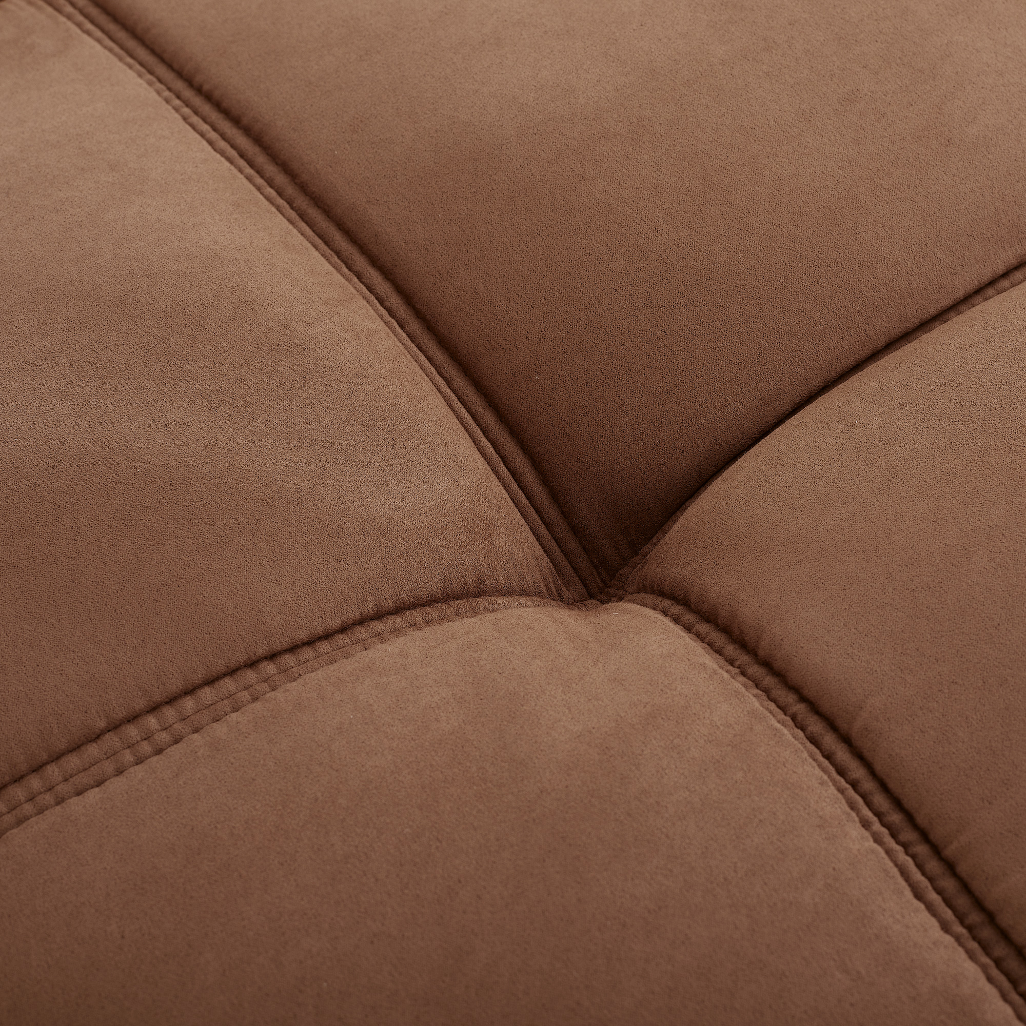 Mainstays Memory Foam Futon with Adjustable Armrests , Camel Faux Suede Fabric for Adults - image 8 of 9