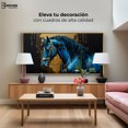 thumbnail image 3 of Cuadro Decorativo Canvas Revolution Marco Flotante Elegancia Azul Oro 120x60, 3 of 3