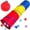 Multicolor, variant on Fridja 6ft Crawl Through Play Tunnel Toy, Crawl Tunnel For Kids Toddlers Dogs Babies Infants & Children Gift Indoor & Outdoor Action Toy Tunnel Xmas Gift