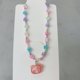 thumbnail image 1 of Nuevo collar de turmalina con cuentas de colores, collar de Coulomy con colgante de Hello Kitty con forma de ladrillo brillante, bonito perro canela para niños, 1 of 5