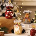 thumbnail image 4 of Bolsa de plástico con dibujos animados para dulces, saco con cordón para regalos, Papá Noel, muñeco de nieve, manzana, galletas, suministros de decoración de embalaje, 4 of 4