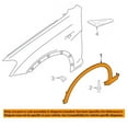 thumbnail image 3 of For 11-18 X3 & X4 Front Fender Flare Wheel Opening Molding Trim Arch Right Side, 3 of 5
