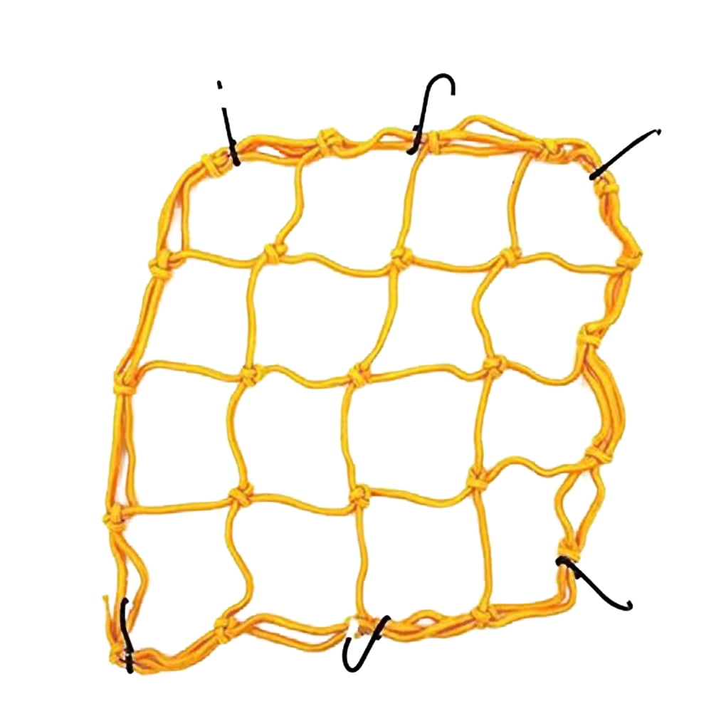 GeweYeeli Motorcycle Helmet Cargo Net Mountain Bike 6 Hooks Luggage