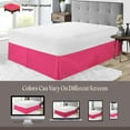 thumbnail image 6 of SGI Bedding 10 Inch Pleated Bed Skirt | Microfiber Bed Skirt | Fade Resistant, Wrinkle Free, Anti-static, Decorative, Extra Storage Space, Clutter-Free | Queen, Hot Pink, 6 of 8