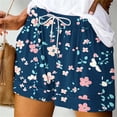 thumbnail image 2 of Shorts d'Été Imprimés pour Femmes avec Poche, Pantalons Décontractés, 2 of 6