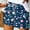 Dark Blue, variant on LEBONYARD Womens Summer Shorts Clearance under $10,Women's Summer Printed Pocket Bandage Shorts Casual Pants Sky Blue XL