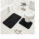 thumbnail image 1 of 2 Piezas Tapete Baño Ultra Suave Antideslizante Absorbente Xtellar negro, 1 of 4