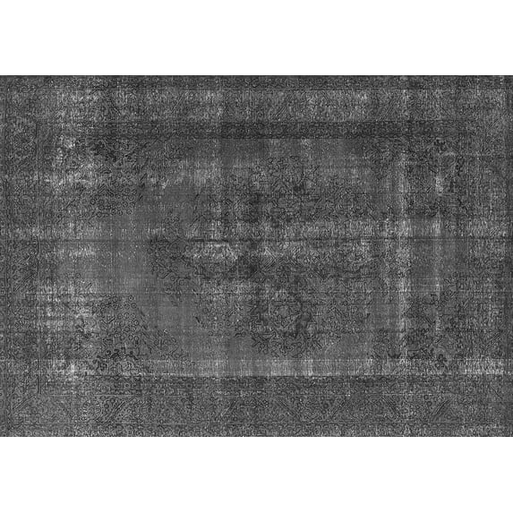 Ahgly Company Indoor Rectangle Oriental Gray Industrial Area Rugs, 3' x 5'