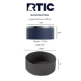 thumbnail image 5 of RTIC 3-in-1 Dog Bowl, Large, Stainless Steel Insulated Bowl, Silicone Lid, Navy & Graphite, 5 of 7