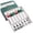 A, variant on Anxinwu Christmas Cutlery Set Stainless Steel Holiday Flatware Gift Set with Santa Tree Handle Toppers Gift Box Christmas Spoon and Fork Set for Holiday Table