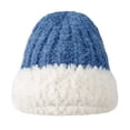 thumbnail image 2 of Eltusu Women Fleece Hat, Casual Comfort Windproof Thermal Winter Hat Blue Size Free Size, 2 of 3