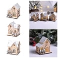 thumbnail image 5 of Tkrady Christmas Village Sets, LED Lighted Christmas Village Houses with Figurines Christmas Village Collection Indoor Room Decor Collectible Buildings Christmas Decorations, 5 of 5